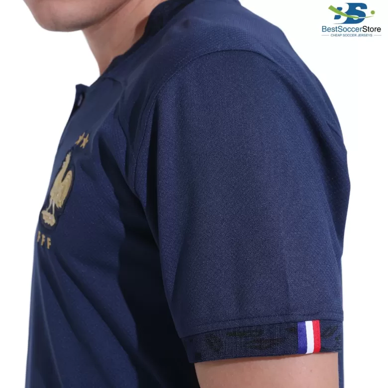 France Jersey Custom Home Soccer Jersey 2022 - bestsoccerstore