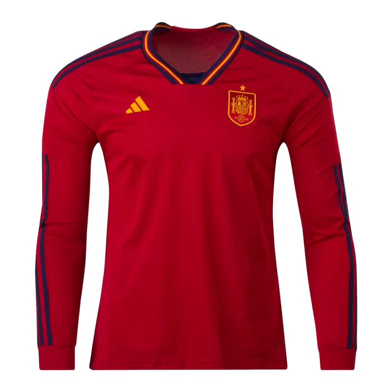 Spain Home Soccer Jersey Custom World Cup Jersey 2022