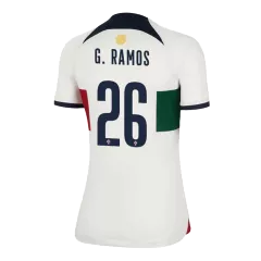 Portugal Away Soccer Jersey Custom G.RAMOS #26 World Cup Jersey 2022 - bestsoccerstore