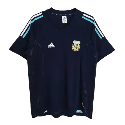 Argentina Jersey Custom Away Soccer Jersey 2002 - bestsoccerstore