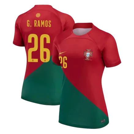 Portugal Jersey Custom G.RAMOS #26 Soccer Jersey Home 2022 - bestsoccerstore