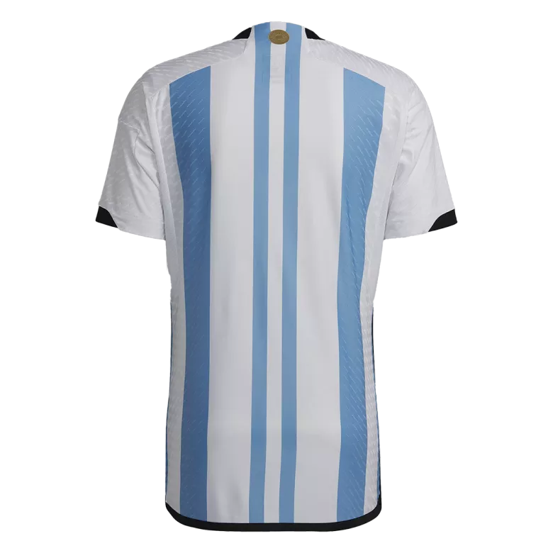 Argentina Soccer Jersey Three Stars Jersey Champion Edition Home Player Version Custom World Cup Jersey 2022 - bestsoccerstore