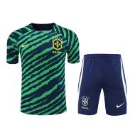 Brazil Jersey Pre-Match Soccer Jersey 2022 - bestsoccerstore