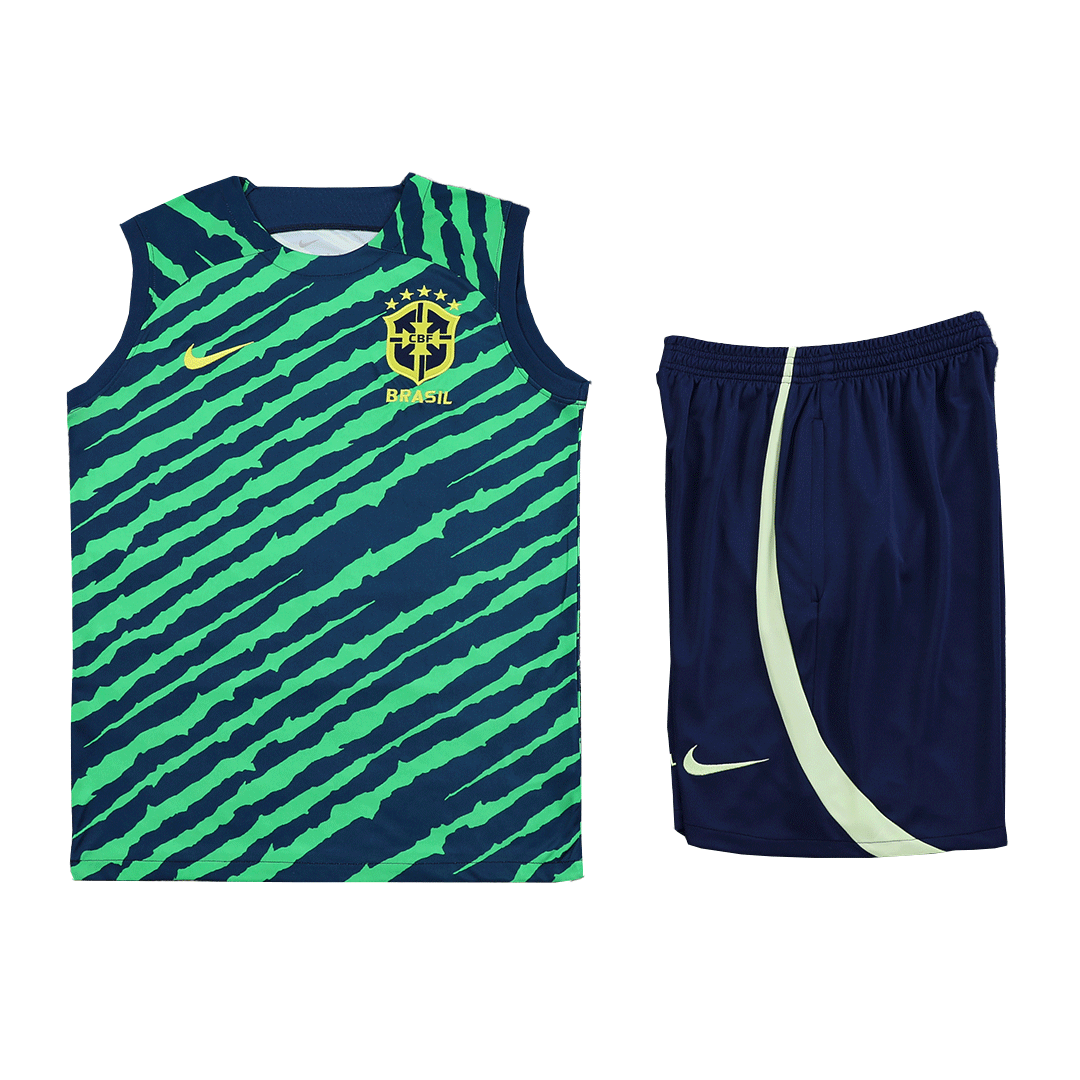 NIKE Youth Brazil Away Home Soccer Stadium Jersey 2014 (Varsity  Royal/Football White)