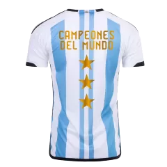 Argentina Soccer Jersey Champions 3 StarsHome World Cup Jersey 2022 - bestsoccerstore