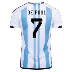 Player Version 3 Stars Argentina Away Jersey - Kitsociety