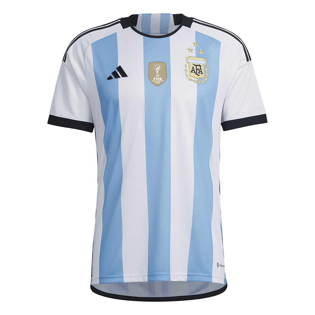 E. FERNANDEZ #24 Argentina Three Stars Home Jersey 2022