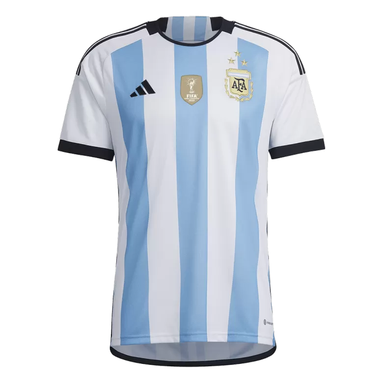 Men's Argentina 3 Stars National Football 2022 World Cup Champions