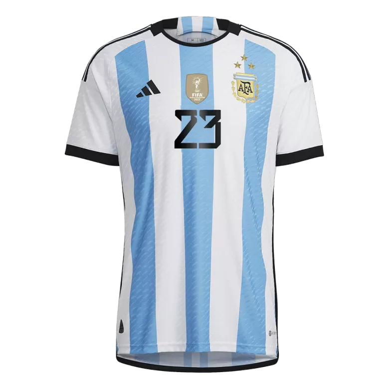 Authentic E. MARTINEZ #23 Soccer Jersey Argentina Home Shirt 2022 - bestsoccerstore