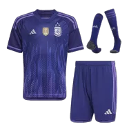 Argentina Soccer Jersey Three Stars Jersey Champion Edition Away World Cup Jersey 2022 - bestsoccerstore