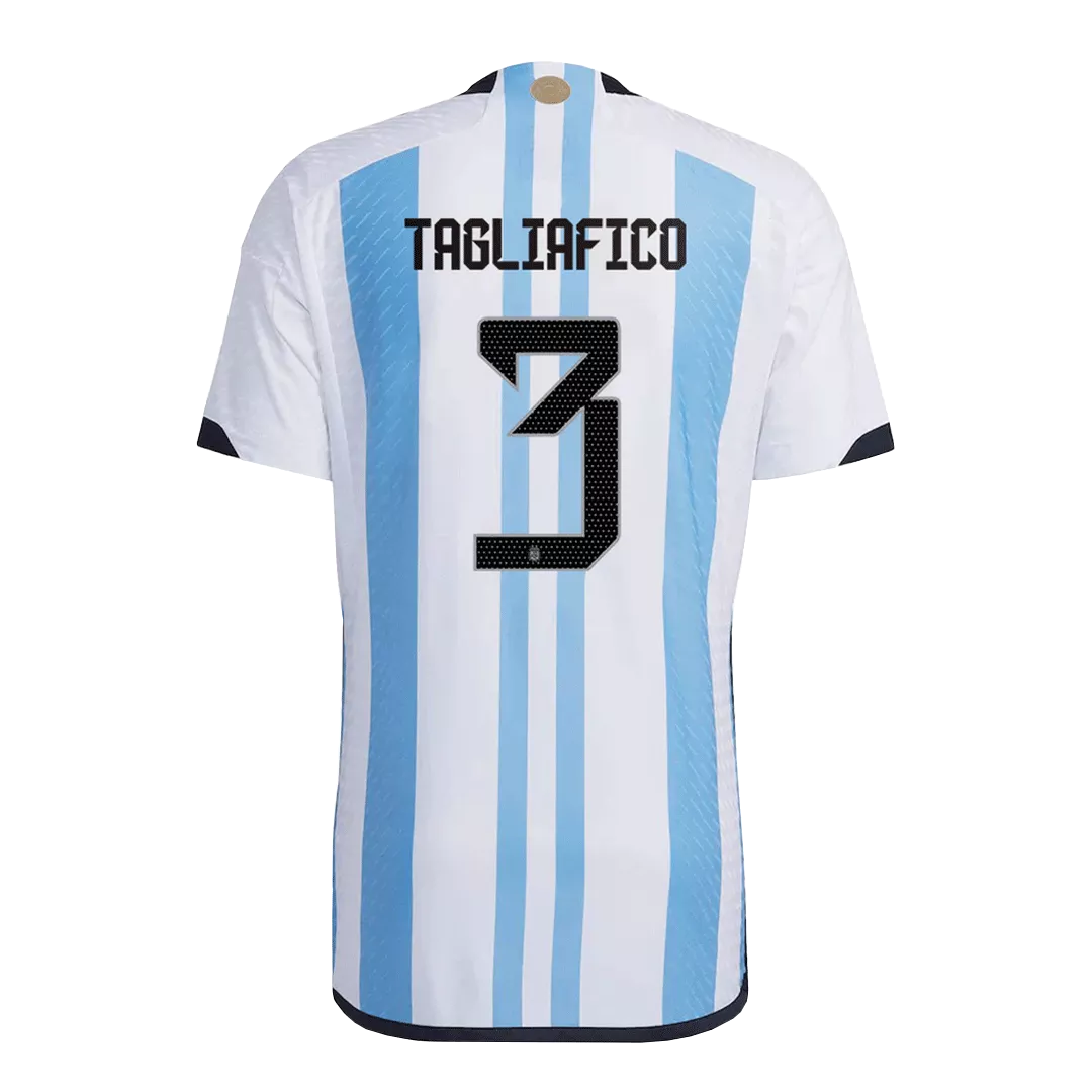 Argentina Jersey TAGLIAFICO #3 Custom Home Soccer Jersey 2022 - bestsoccerstore