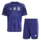 Kid's Argentina Jersey Custom Away Soccer Soccer Kits 2022 - bestsoccerstore
