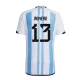 Argentina Jersey ROMERO #13 Custom Home Soccer Jersey 2022 - bestsoccerstore