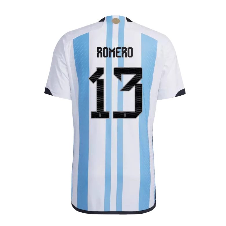 Argentina Jersey ROMERO #13 Custom Home Soccer Jersey 2022