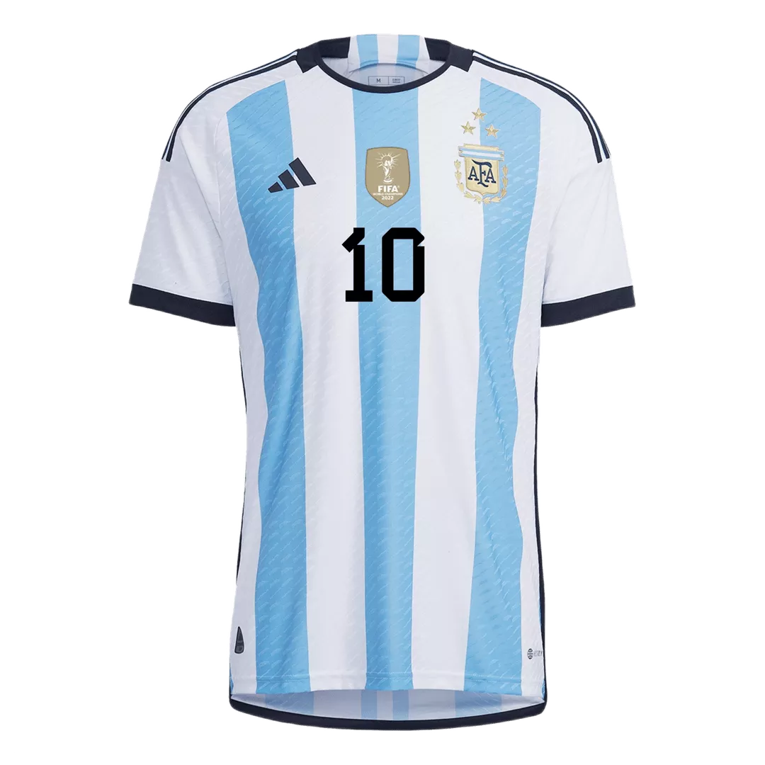 Argentina Jersey MESSI #10 Custom Home Soccer Jersey 2022 - bestsoccerstore
