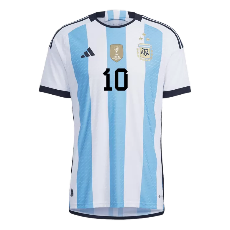 Argentina Jersey MESSI #10 Home Soccer Jersey 2022 Champion Edition - bestsoccerstore