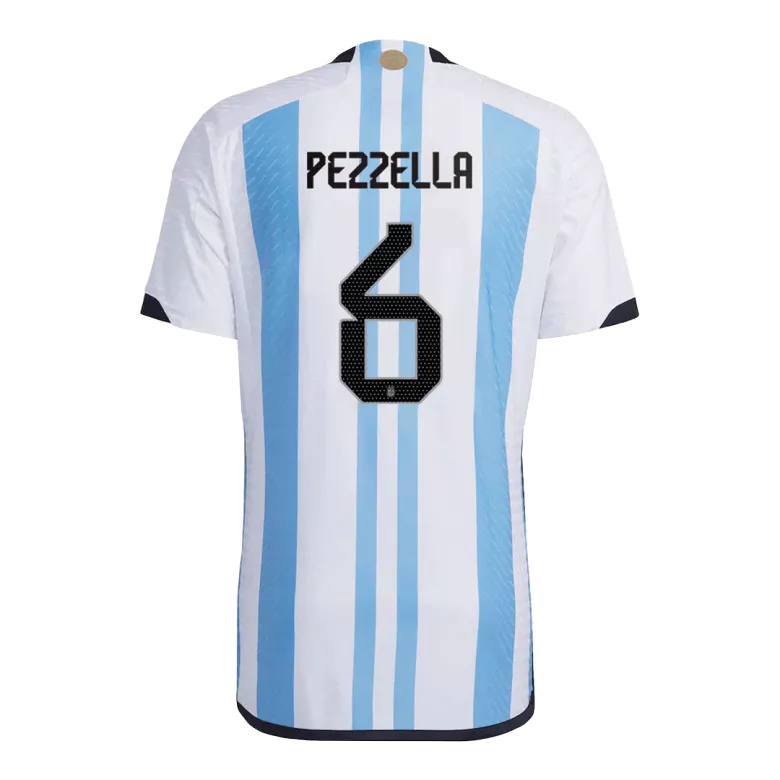 Authentic PEZZELLA #6 Soccer Jersey Argentina Home Shirt 2022 - bestsoccerstore