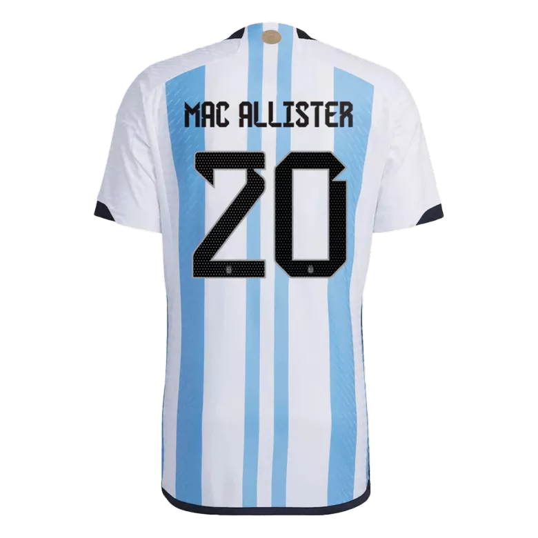 Authentic MAC ALLISTER #20 Soccer Jersey Argentina Home Shirt 2022 - bestsoccerstore