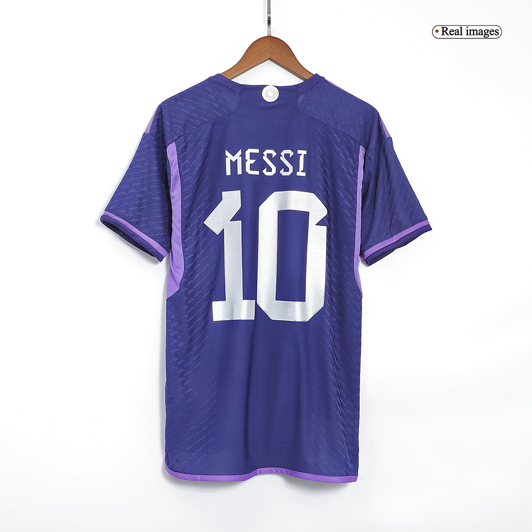 Argentina Away Purple Messi 10 Player version soccer - Depop