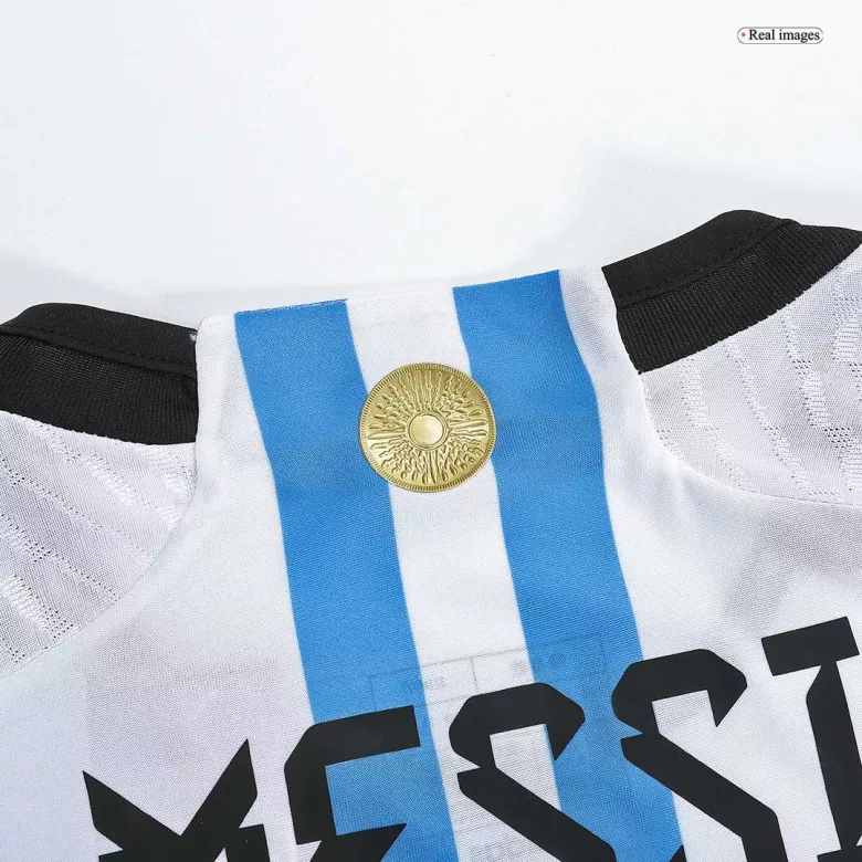 Argentina Jersey MESSI #10 Home Soccer Jersey 2022 Champion Edition - bestsoccerstore