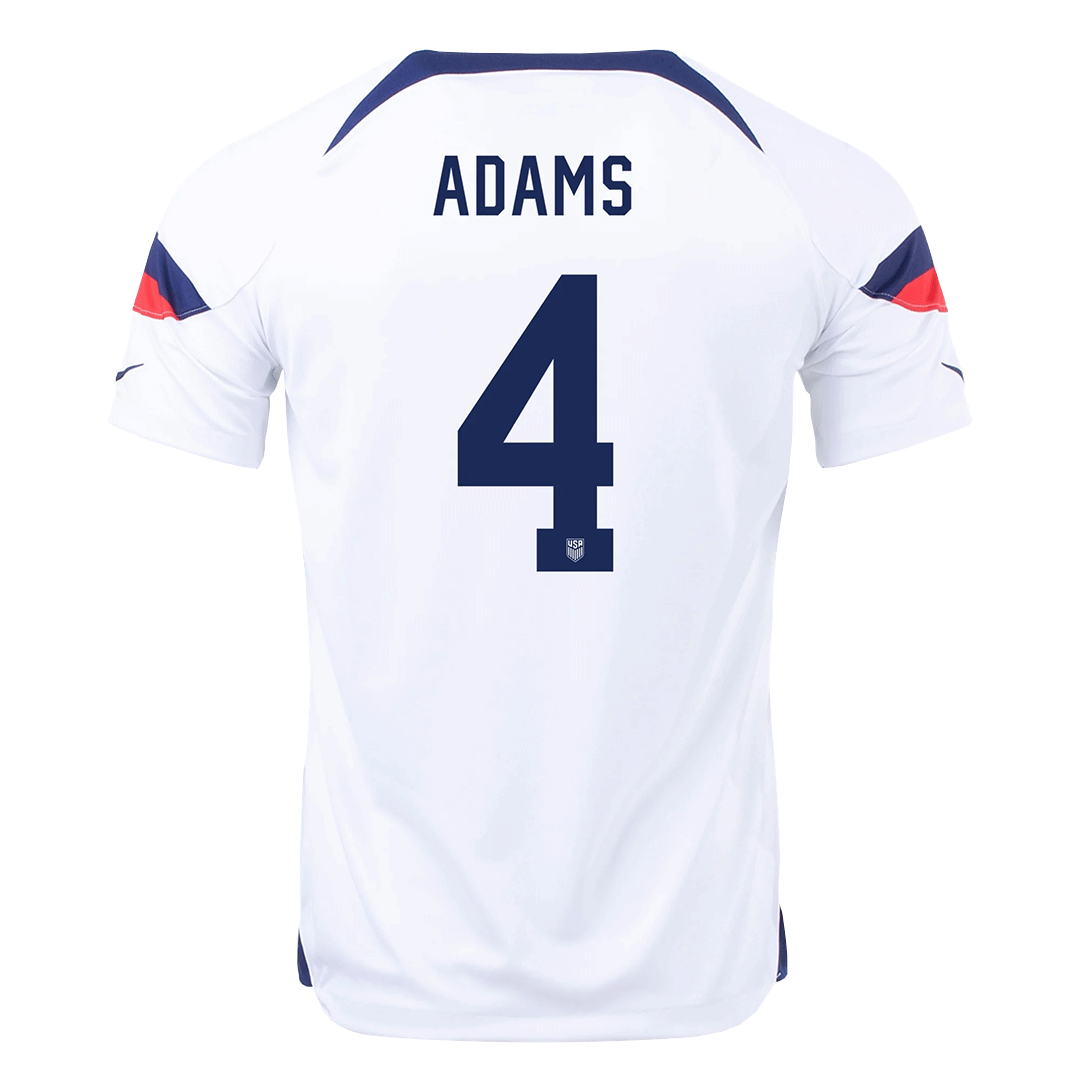 ADAMS #4 USA Home Jersey World Cup 2022