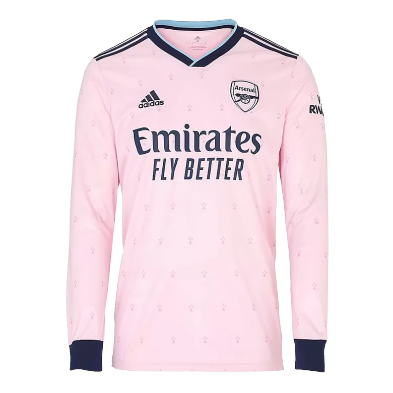 Personalized Arsenal Emirates Fly Better pink Football Jersey