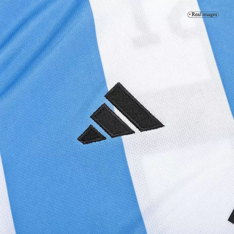 MESSI #10 Argentina Soccer Jersey Three Stars Jersey Champion Edition Home Custom World Cup Jersey 2022 - bestsoccerstore