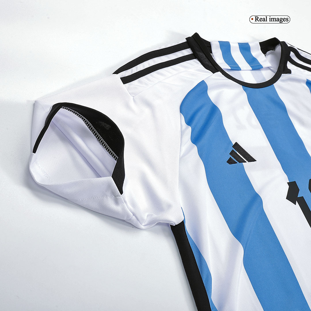 Player Version 3 Stars 2022 Argentina MESSI #10 Home Jersey With World Cup  Champion Patches - Kitsociety