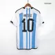 MESSI #10 Argentina Soccer Jersey Three Stars Jersey Champion Edition Home Custom World Cup Jersey 2022 - bestsoccerstore