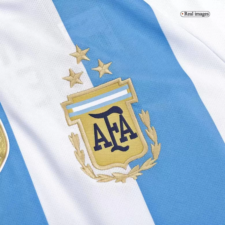 Argentina Soccer Jersey Three Stars Jersey Champion Edition Home Custom  World Cup Jersey 2022