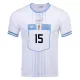 Uruguay Jersey Custom F. VALVERDE #15 Soccer Jersey Away 2022 - bestsoccerstore