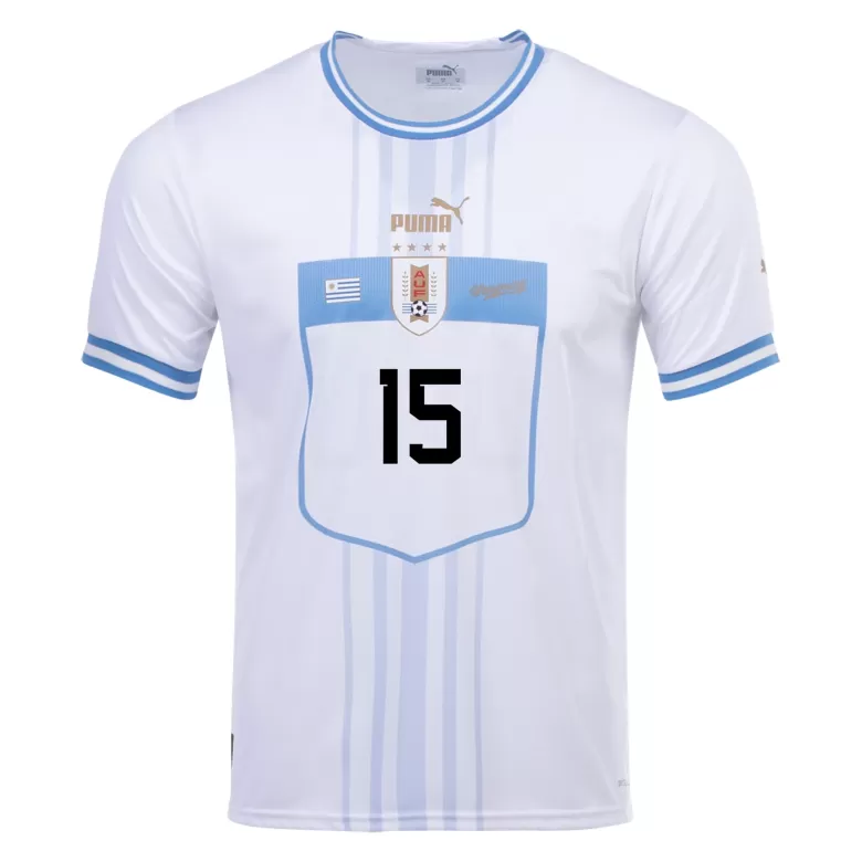 F. VALVERDE #15 Uruguay Jersey 2022 Away World Cup