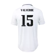 Real Madrid Jersey VALVERDE #15 Custom Home Soccer Jersey 2022/23 - bestsoccerstore