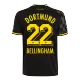 Borussia Dortmund Jersey Custom BELLINGHAM #22 Soccer Jersey Away 2022/23 - bestsoccerstore