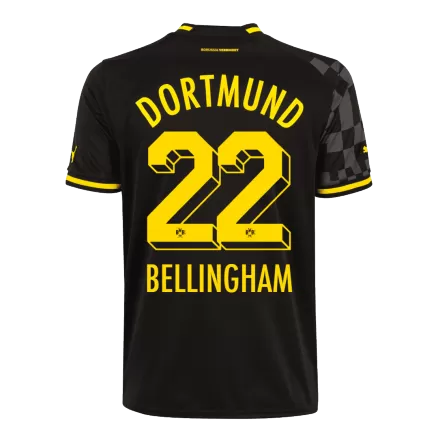 Borussia Dortmund Jersey Custom BELLINGHAM #22 Soccer Jersey Away 2022/23 - bestsoccerstore