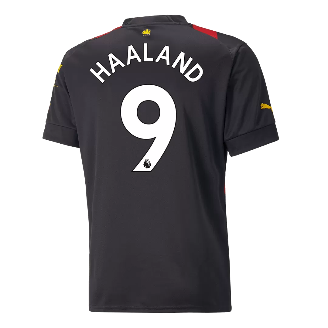 Manchester City Jersey Custom HAALAND #9 Soccer Jersey Away 2022/23 - bestsoccerstore