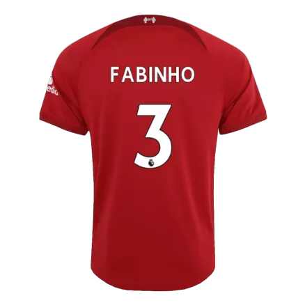 Liverpool Jersey Custom FABINHO #3 Soccer Jersey Home 2022/23 - bestsoccerstore