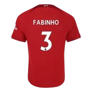 Liverpool Jersey FABINHO #3 Custom Home Soccer Jersey 2022/23 - bestsoccerstore