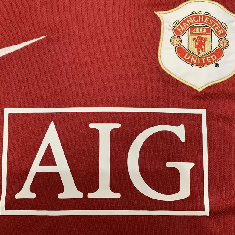 Manchester United Retro Jersey Home Soccer Shirt 2006/07 - bestsoccerstore