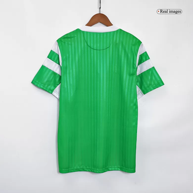 Cheap Custom White Green Pinstripe Orange-Green Authentic Raglan