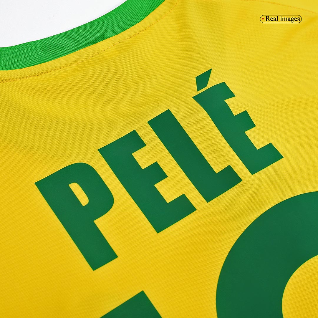 Nike Brazil Pele 10 Home Jersey 2020-2021 (Fan Style Printing)