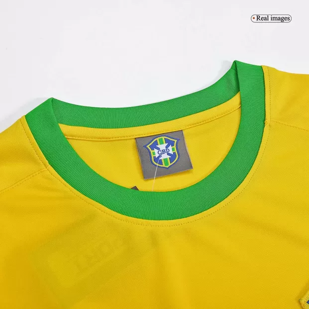 1956 1970 Retro Soccer Jerseys Brazils PELE Jersey #10 HOME MEN