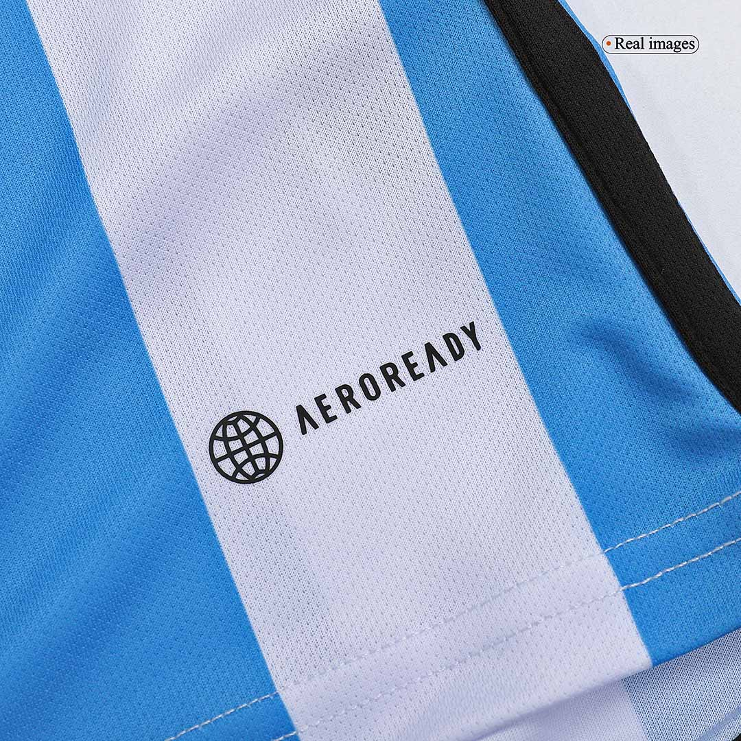 Argentina Soccer Jersey Three Stars Jersey Champion Edition Home Custom World  Cup Jersey 2022