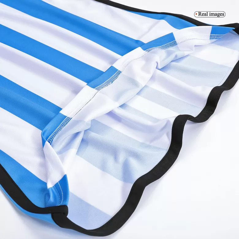 Argentina Soccer Jersey Three Stars Jersey Champion Edition Home Custom World Cup Jersey 2022 - bestsoccerstore