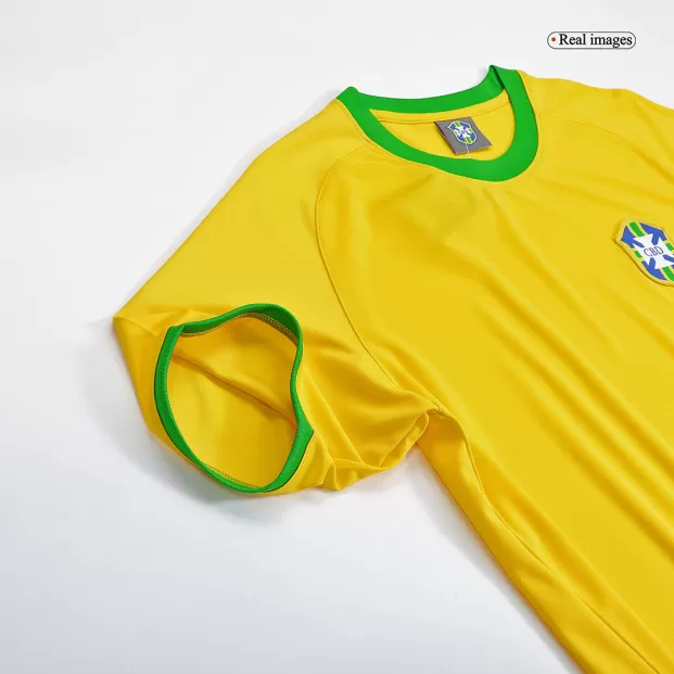 1956 1970 Retro Soccer Jerseys Brazils PELE Jersey #10 HOME MEN