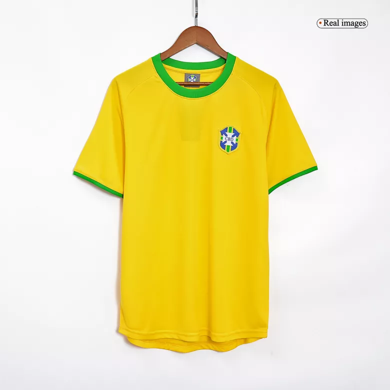 Brazil Jersey PELÉ #10 Home Soccer Jersey 1970 - bestsoccerstore