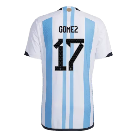 Authentic GOMEZ #17 Soccer Jersey Argentina Home Shirt 2022 - bestsoccerstore