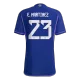 Argentina Jersey E. MARTINEZ #23 Custom Away Soccer Jersey 2022 - bestsoccerstore