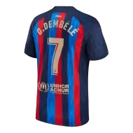 Barcelona Jersey Custom O.DEMBÉLÉ #7 Soccer Jersey Home 2022/23 - bestsoccerstore