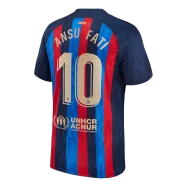 Barcelona Jersey Custom ANSU FATI #10 Soccer Jersey Home 2022/23 - bestsoccerstore